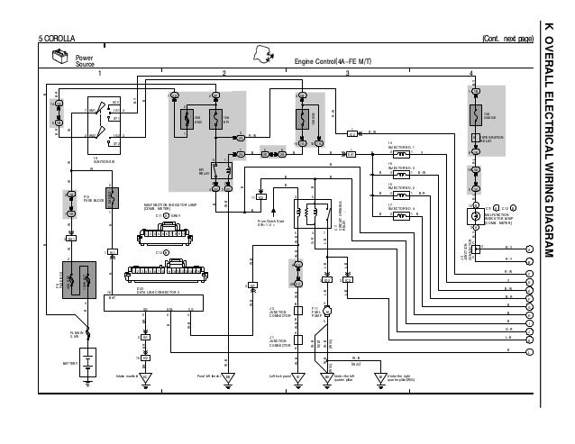 Toyota corolla starter wiring diagram